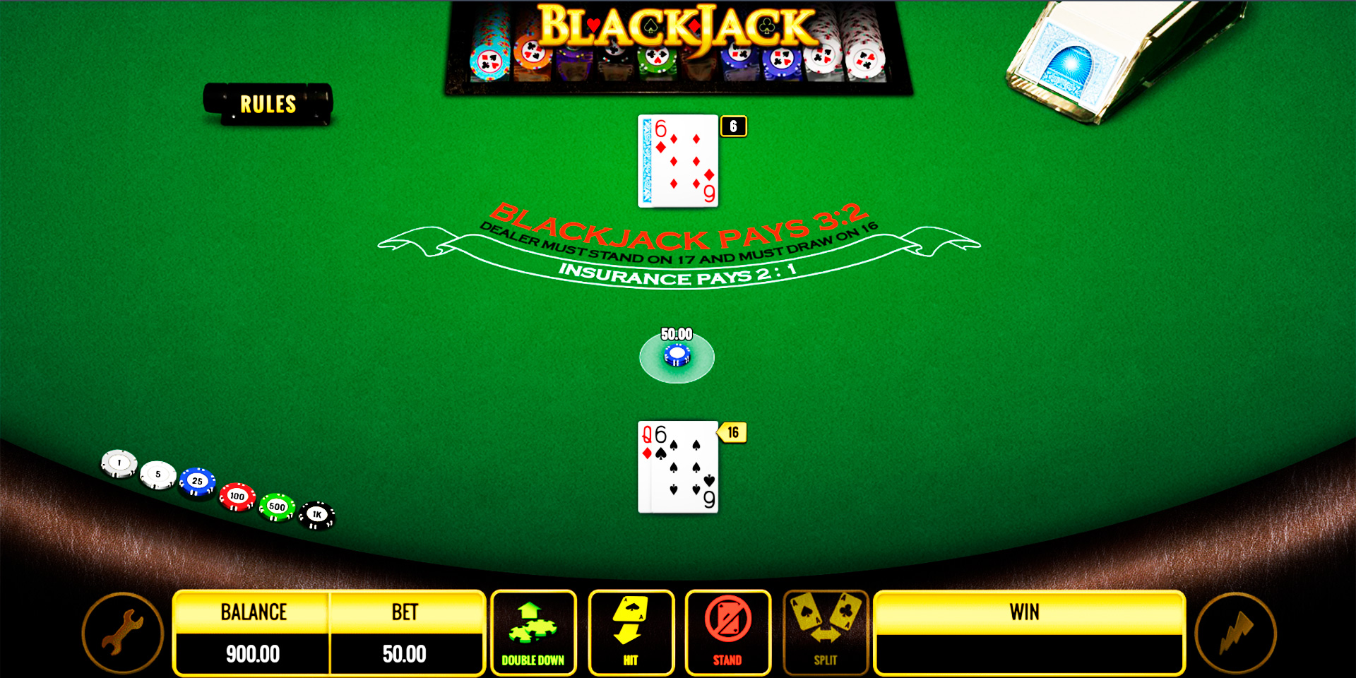 Blackjack free